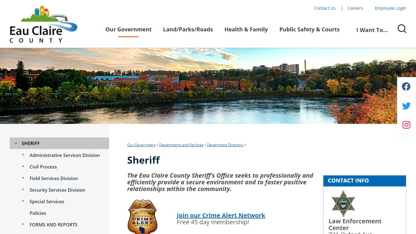 Sheriff | Eau Claire County